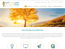 Tablet Screenshot of goldentree.ae